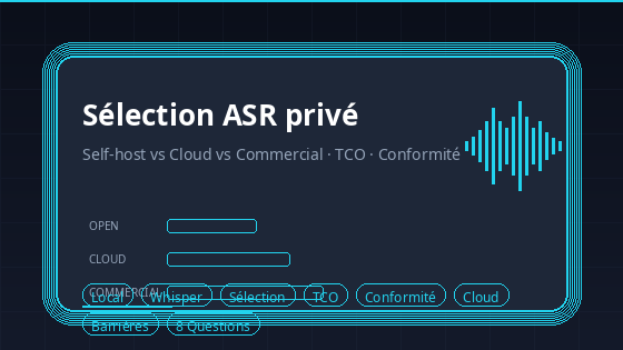 Comparaison de sélection ASR sur site