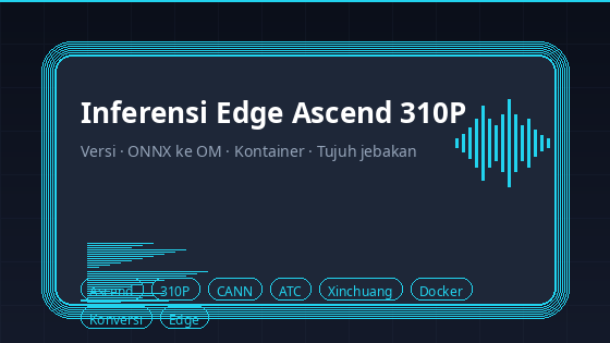 Ascend 310P edge inference card speech penyebaran transkripsi suara