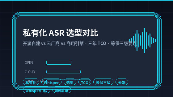 语音识别私有化部署选型对比